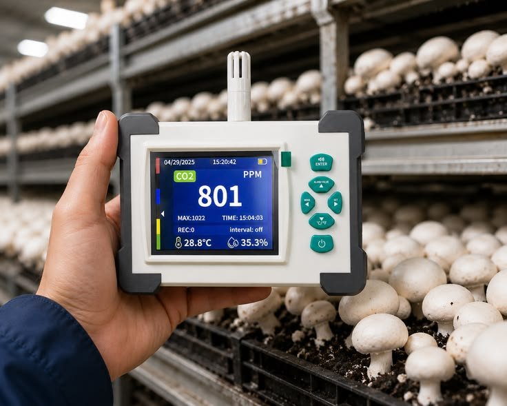 Mushroom cultivation room