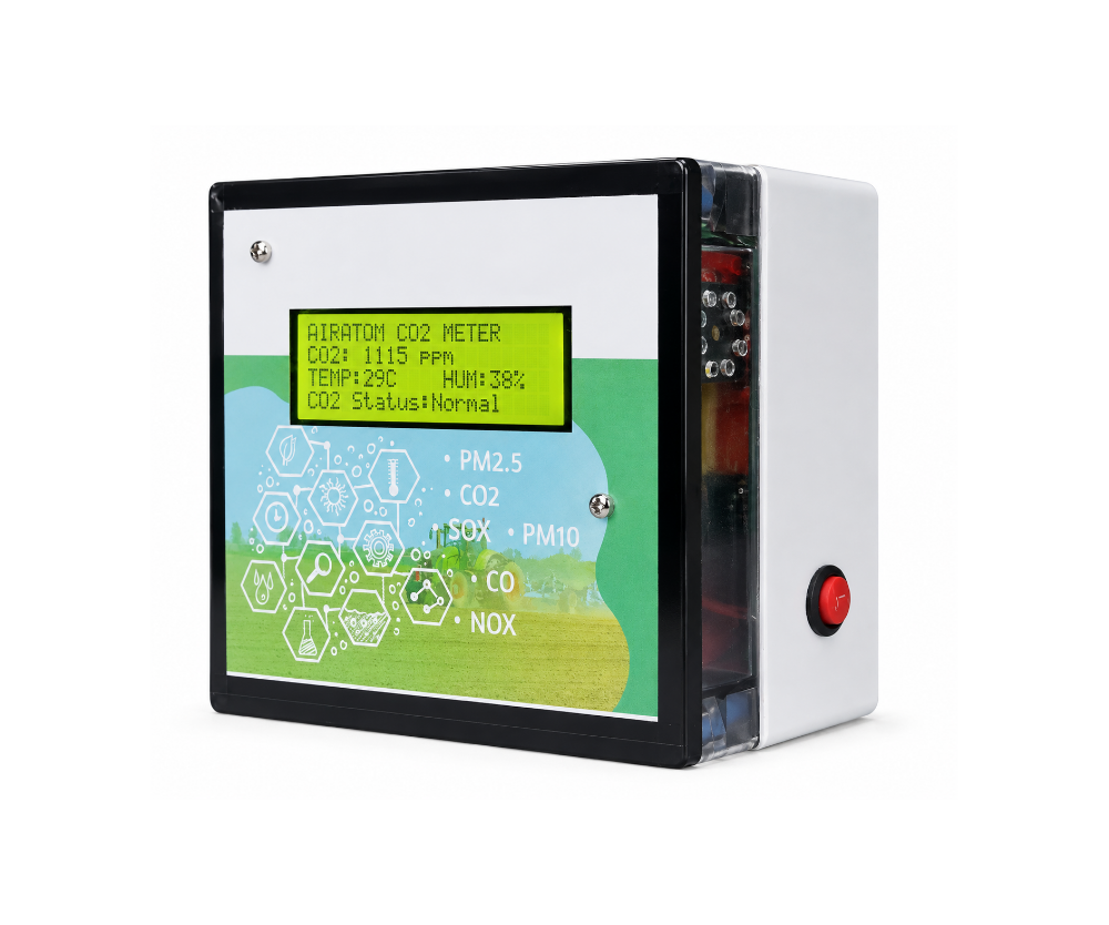 Portable CO₂ Temperature and Humidity Meter